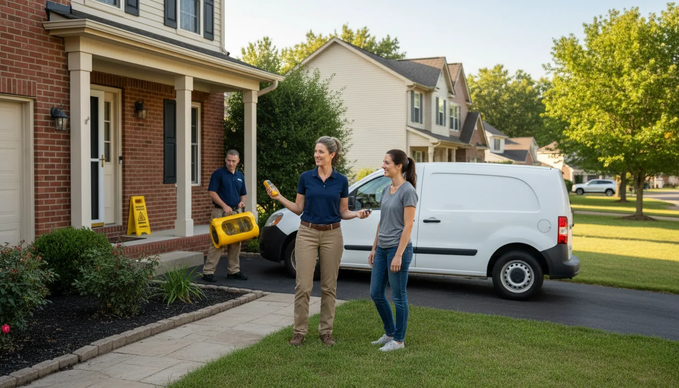 Residential water damage restoration in Lakeview, NC